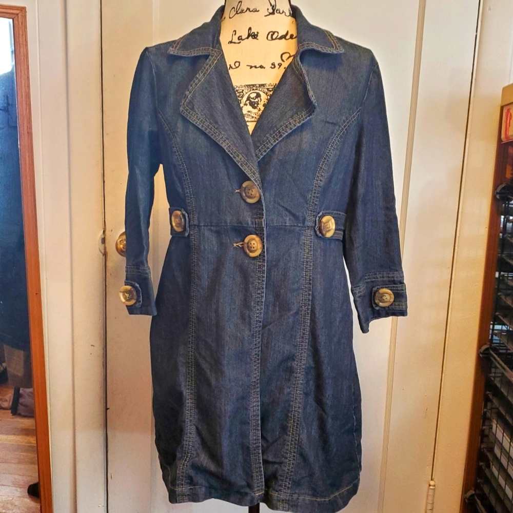 GUC Denim Pleated Jacket